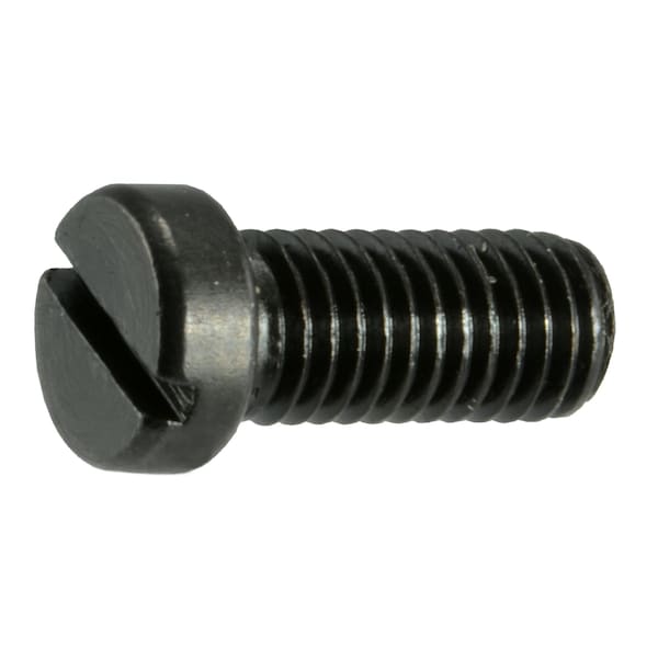 Midwest Fastener #8-40 x 3/8 in Slotted Fillister Machine Screw, Black Oxide Steel, 10 PK 32922 - main